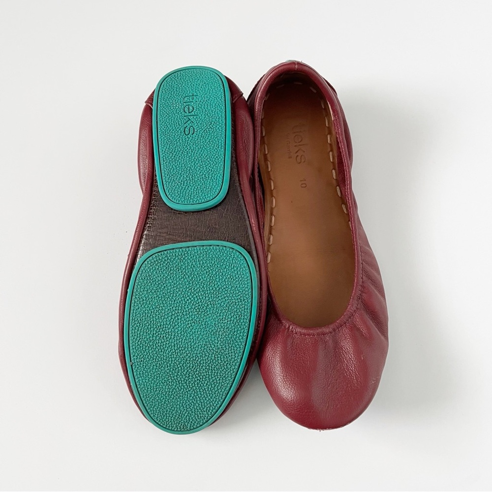 Burgundy Tieks Ballet Flats - Picture 6 of 7